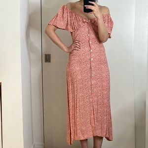 BEACHGOLD BALI off the shoulder dress